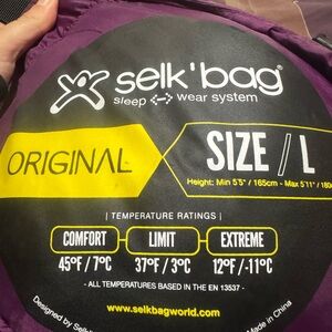 Selk'bag Original Sleep Wear System / Sleeping Bag - Purple